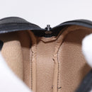 Christian Dior Trotter Canvas Accessory Pouch PVC Black Gold Auth ka5677A-16