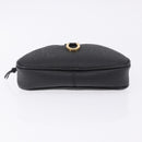 Christian Dior Trotter Canvas Accessory Pouch PVC Black Gold Auth ka5677A-7