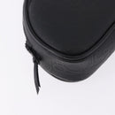 Christian Dior Trotter Canvas Accessory Pouch PVC Black Gold Auth ka5677A-8