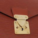 LOUIS VUITTON Epi Concorde Hand Bag Brown M52133 LV Auth ka5678-14