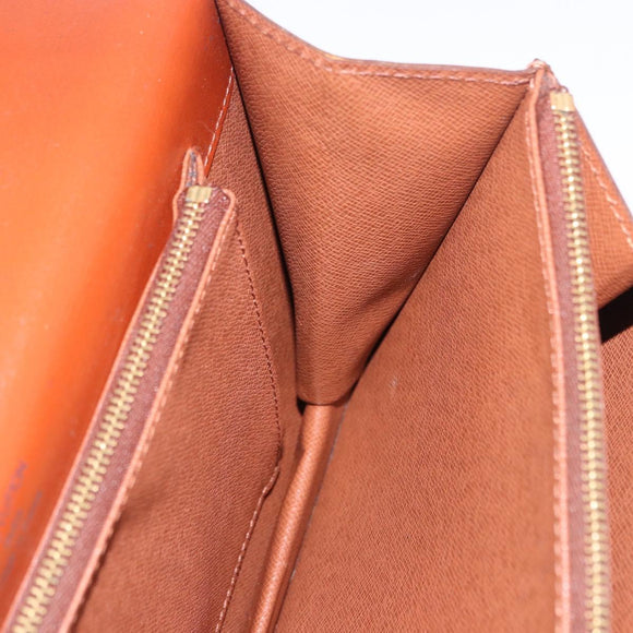 LOUIS VUITTON Epi Concorde Hand Bag Brown M52133 LV Auth ka5678