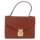 LOUIS VUITTON Epi Concorde Hand Bag Brown M52133 LV Auth ka5678-2