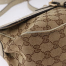 GUCCI GG Canvas Shoulder Bag Beige Gold 308452 Auth ka5680-10
