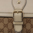 GUCCI GG Canvas Shoulder Bag Beige Gold 308452 Auth ka5680-14
