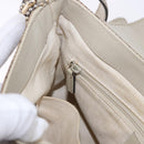 GUCCI GG Canvas Shoulder Bag Beige Gold 308452 Auth ka5680-21