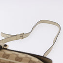 GUCCI GG Canvas Shoulder Bag Beige Gold 308452 Auth ka5680-8