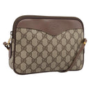 GUCCI GG Supreme Shoulder Bag PVC Beige Gold 007 115 6428 Auth ka5682-1