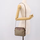 GUCCI GG Supreme Shoulder Bag PVC Beige Gold 007 115 6428 Auth ka5682-20