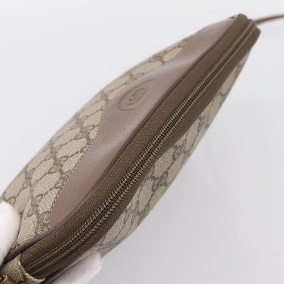 GUCCI GG Supreme Shoulder Bag PVC Beige Gold 007 115 6428 Auth ka5682