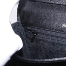 SAINT LAURENT Shoulder Bag Leather Black Gold Auth ka5683-24