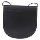 SAINT LAURENT Shoulder Bag Leather Black Gold Auth ka5683-2