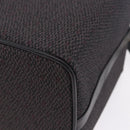 SAINT LAURENT Vanity Hand Bag Canvas 2way Black Gold Auth ka5684-13