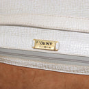 LOEWE Barcelona Hand Bag Leather 2way Silver Auth ka5685V-20