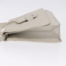 LOEWE Barcelona Hand Bag Leather 2way Silver Auth ka5685V-4