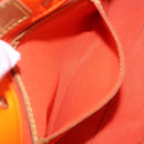 LOUIS VUITTON Monogram Vernis Fluo Reade PM Hand Bag Orange M91905 Auth ka5686-21