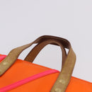 LOUIS VUITTON Monogram Vernis Fluo Reade PM Hand Bag Orange M91905 Auth ka5686-14
