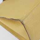 LOEWE Shoulder Bag Leather Yellow Auth ka569-9