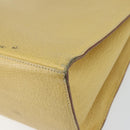 LOEWE Shoulder Bag Leather Yellow Auth ka569-15