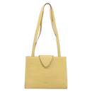 LOEWE Shoulder Bag Leather Yellow Auth ka569-13