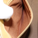 LOEWE Shoulder Bag Leather Yellow Auth ka569-12