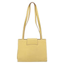 LOEWE Shoulder Bag Leather Yellow Auth ka569-2