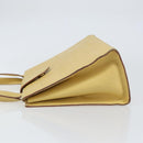LOEWE Shoulder Bag Leather Yellow Auth ka569-4