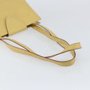 LOEWE Shoulder Bag Leather Yellow Auth ka569-7