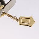 SAINT LAURENT Shoulder Bag Leather Ivory Gold Auth ka5691A-15