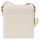 SAINT LAURENT Shoulder Bag Leather Ivory Gold Auth ka5691A-3