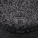 Burberrys Shoulder Bag Leather Black Gold Auth ka5693-14