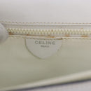 CELINE Shoulder Bag Leather Black White Auth ka5694A-16