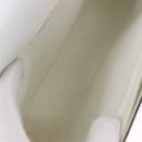 CELINE Shoulder Bag Leather Black White Auth ka5694A-17