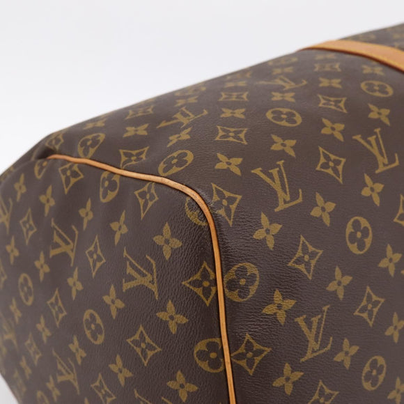 LOUIS VUITTON Monogram Keepall 55 Boston Bag M41424 LV Auth ka5698A