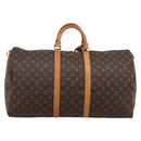 LOUIS VUITTON Monogram Keepall 55 Boston Bag M41424 LV Auth ka5698A-2