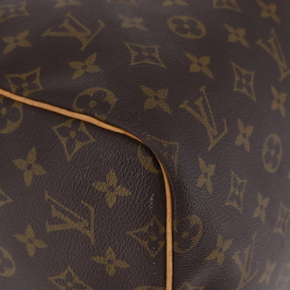 LOUIS VUITTON Monogram Keepall 55 Boston Bag M41424 LV Auth ka5699A