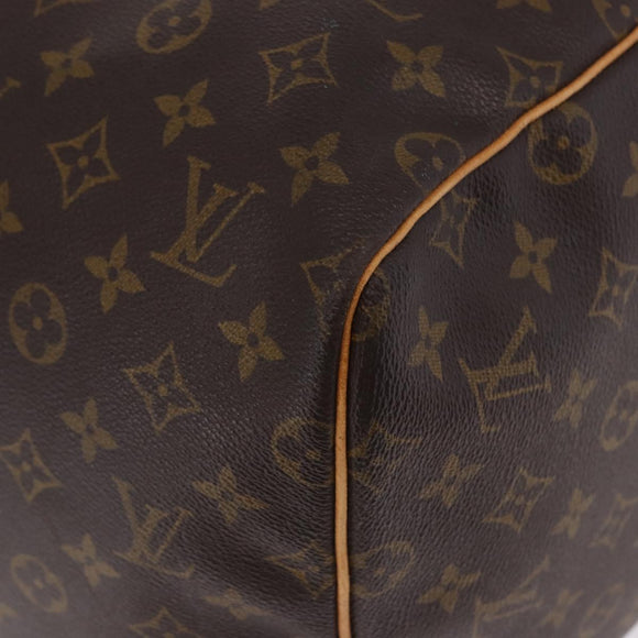 LOUIS VUITTON Monogram Keepall 55 Boston Bag M41424 LV Auth ka5699A