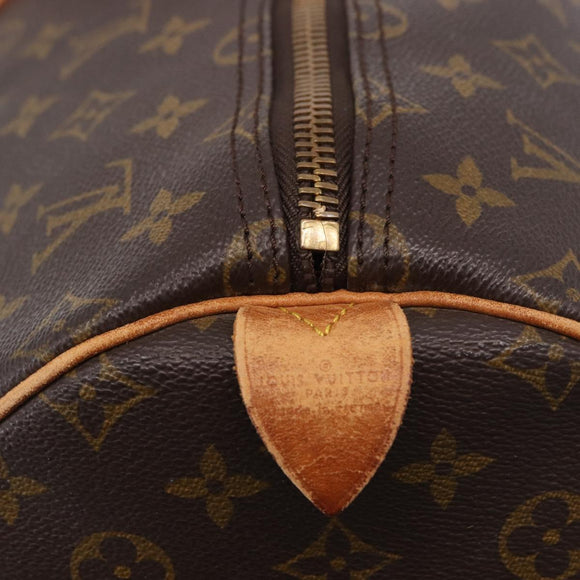 LOUIS VUITTON Monogram Keepall 55 Boston Bag M41424 LV Auth ka5699A