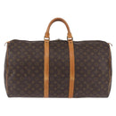 LOUIS VUITTON Monogram Keepall 55 Boston Bag M41424 LV Auth ka5699A-13