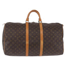 LOUIS VUITTON Monogram Keepall 55 Boston Bag M41424 LV Auth ka5699A-2