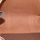 CELINE Macadam Canvas Tote Bag PVC Leather Brown Gold Auth ka5704-16
