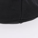 GUCCI Sherry Line Shoulder Bag Canvas Black Gold 106663 Auth ka5705-15