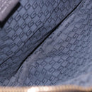 GUCCI Sherry Line Shoulder Bag Canvas Black Gold 106663 Auth ka5705-11