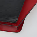 LOUIS VUITTON Epi Bicolor Varenne Hand Bag Black Red M52387 LV Auth ka5706-17