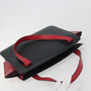 LOUIS VUITTON Epi Bicolor Varenne Hand Bag Black Red M52387 LV Auth ka5706-6