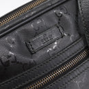 GUCCI GG Implementation Shoulder Bag PVC Black Silver 201447 Auth ka5707A-15