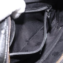 GUCCI GG Implementation Shoulder Bag PVC Black Silver 201447 Auth ka5707A-21