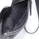 GUCCI GG Implementation Shoulder Bag PVC Black Silver 201447 Auth ka5707A-22