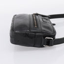 GUCCI GG Implementation Shoulder Bag PVC Black Silver 201447 Auth ka5707A-5