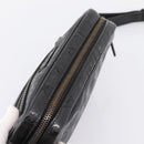 GUCCI GG Implementation Shoulder Bag PVC Black Silver 201447 Auth ka5707A-6