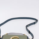 Chloe Chloe C Shoulder Bag Leather Blue Gold Auth ka5709A-11